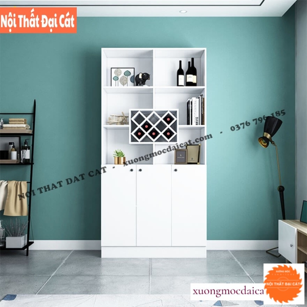 Tủ rượu tone trắng hiện đại TR021