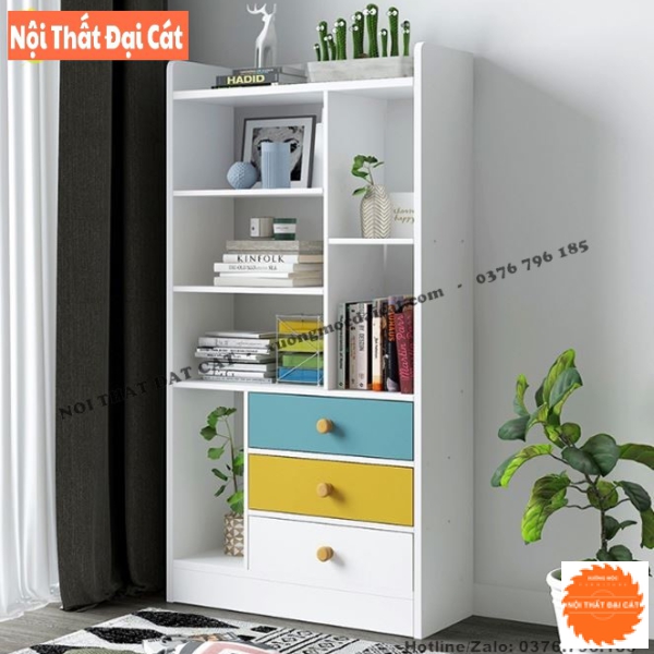 Kệ - tủ sách cho phòng khách KS173