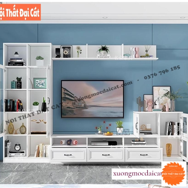 Tủ kệ tivi phòng khách đẹp KKH093