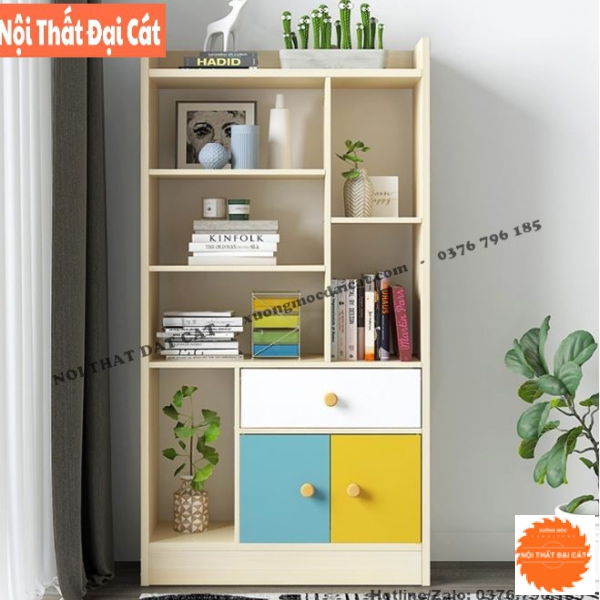 Kệ - tủ sách cho phòng khách KS173