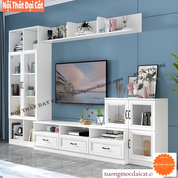 Tủ kệ tivi phòng khách đẹp KKH093