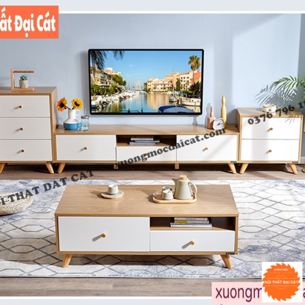 Bàn sofa gỗ phòng khách gia đình BS052