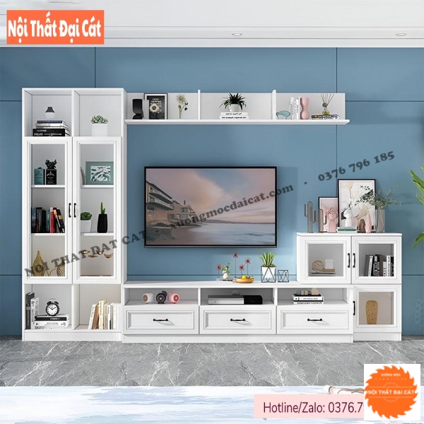 Tủ kệ tivi phòng khách đẹp KKH093