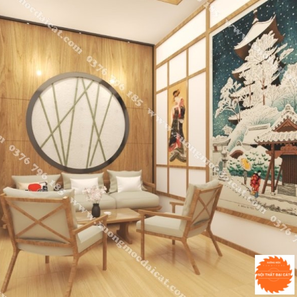 Mẫu thiết kế nội thất Spa - Thẩm mỹ viện phong cách Nhật MS005