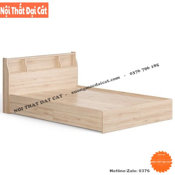 Giường ngủ gia đình bằng gỗ MDF G108