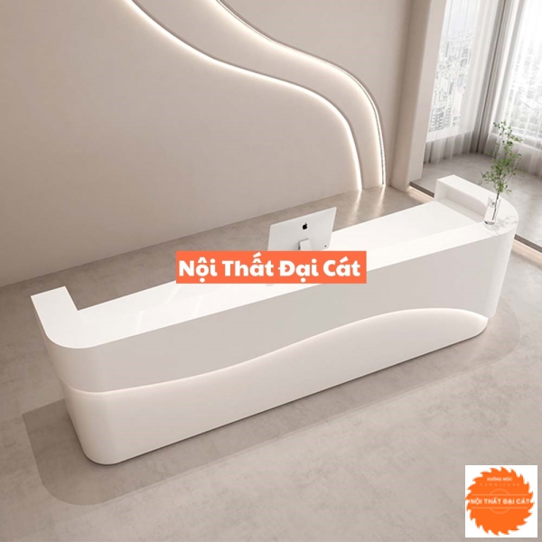 Quầy lễ tân khách sạn đẹp QLT057