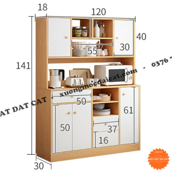Tủ đựng đồ nhà bếp đa năng TBN074