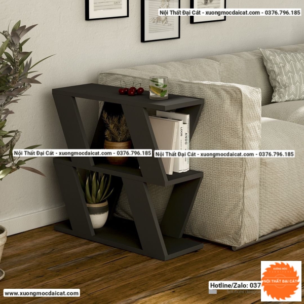 Bàn gỗ cạnh sofa thiết kế hiện đại BGS021