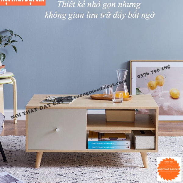 Bàn sofa phòng khách bằng gỗ BS046