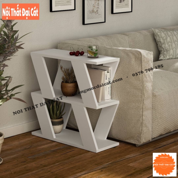Bàn gỗ cạnh sofa thiết kế hiện đại BGS021