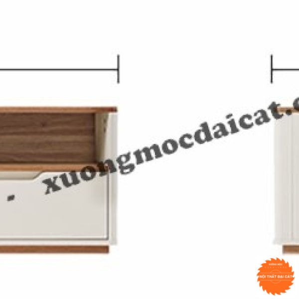 Bàn sofa gỗ thiết kế hộc kéo BS044