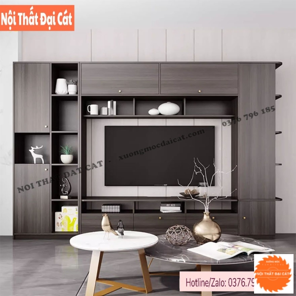 Tủ kệ để tivi phòng khách hiện đại KKH096