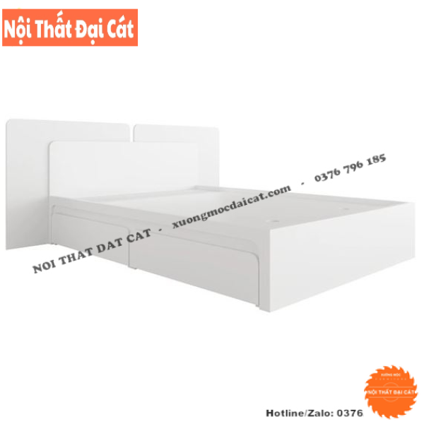 Giường ngủ tone trắng sang trọng G111