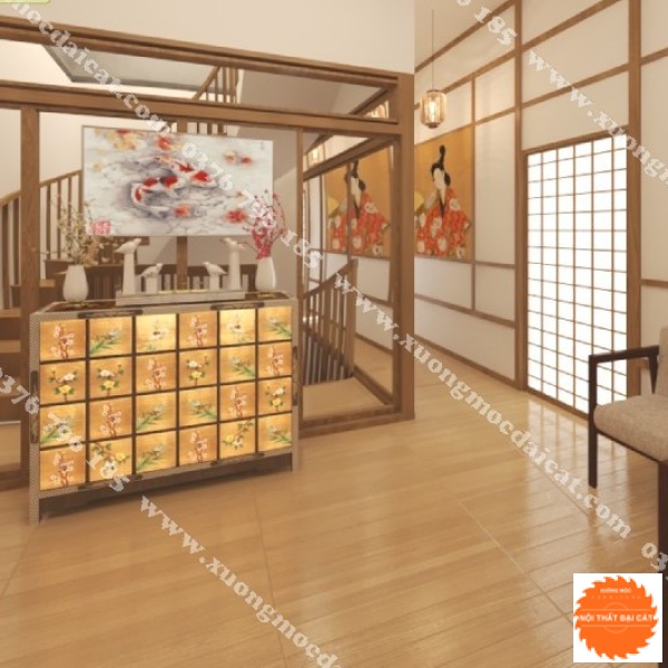 Mẫu thiết kế nội thất Spa - Thẩm mỹ viện phong cách Nhật MS005