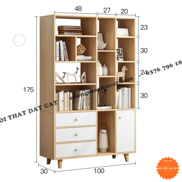 Kệ - tủ sách, tài liệu cá nhân tiện nghi KS175