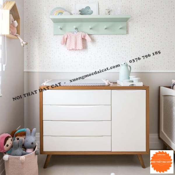 Tủ commost kết hợp 2 màu TC038