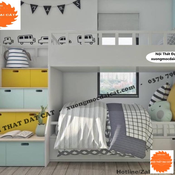 Giường tầng cho phòng ngủ bé GT104