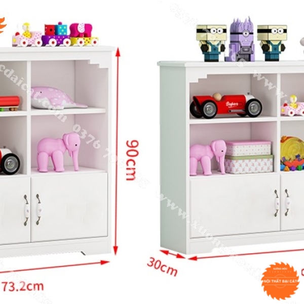 Kệ tủ để đồ chơi nhỏ gọn cho bé KĐC002