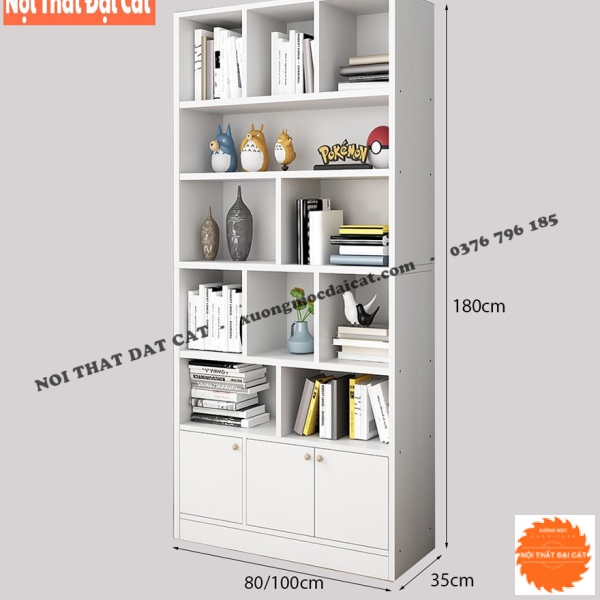 Kệ sách hiện đại gỗ công nghiệp KS176