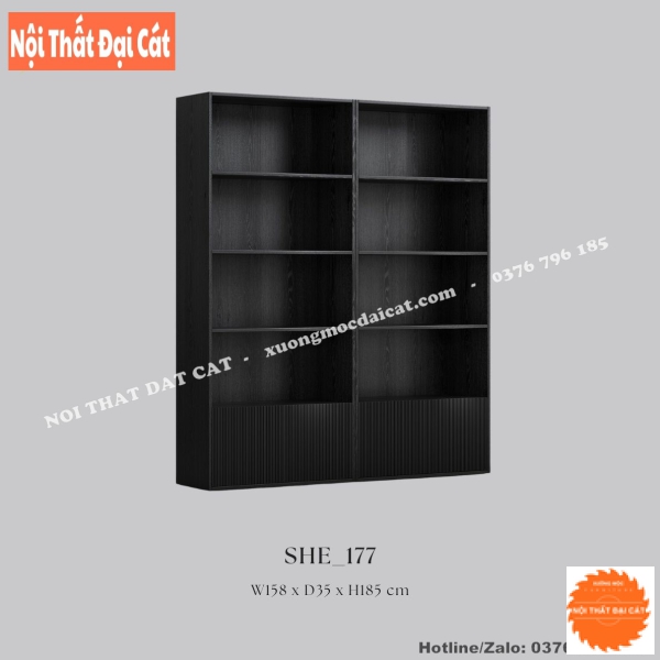 Kệ sách bằng gỗ sang trọng - hiện đại KS191