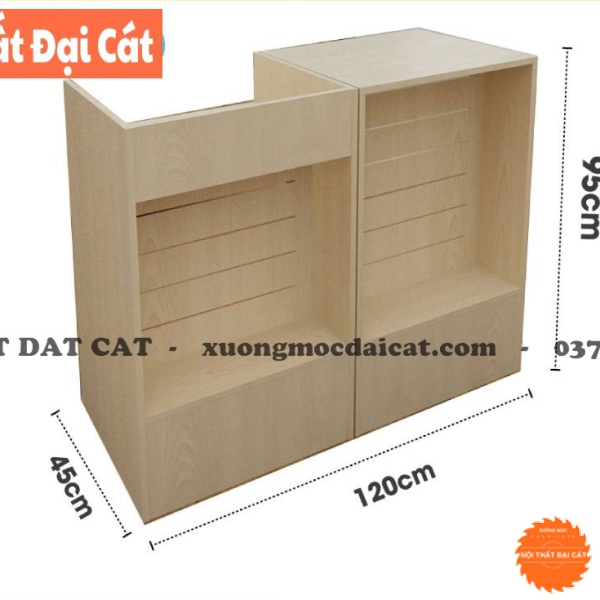 Quầy thu ngân thiết kế đơn giản QTN002