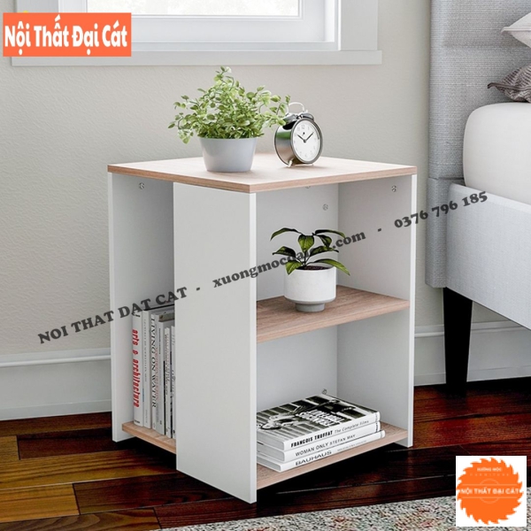 Bàn gỗ cạnh sofa đơn giản đẹp BGS006
