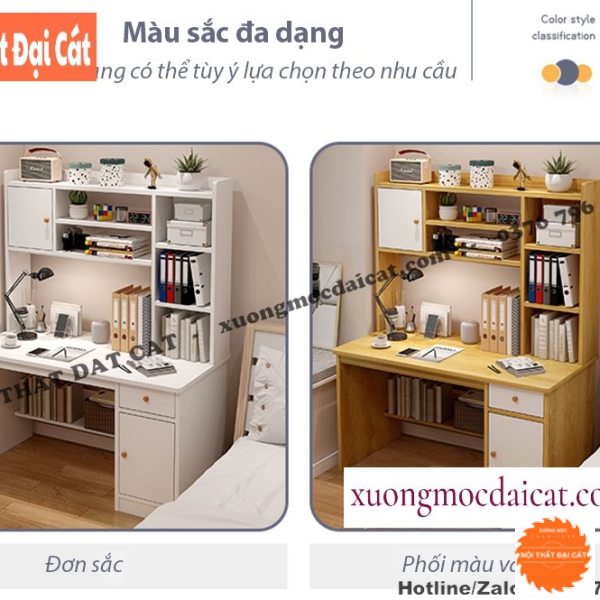 Bàn học gỗ công nghiệp MDF BH061