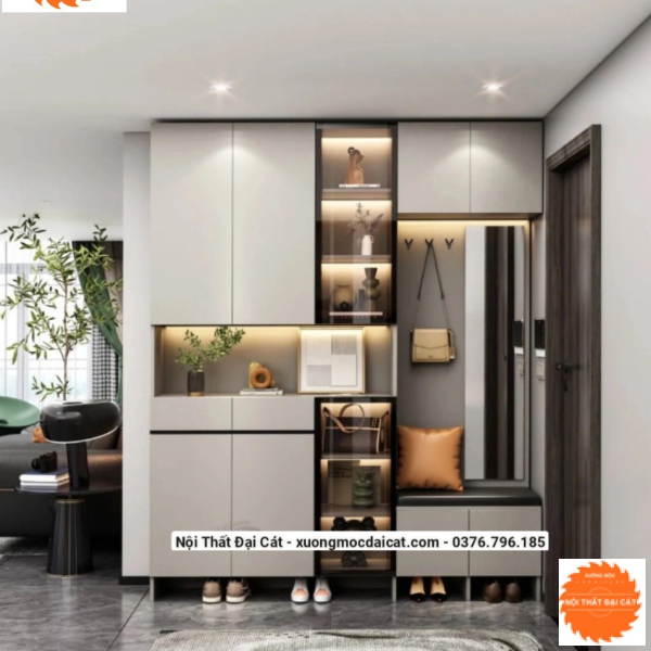 Tủ giày thiết kế hiện đại TG167
