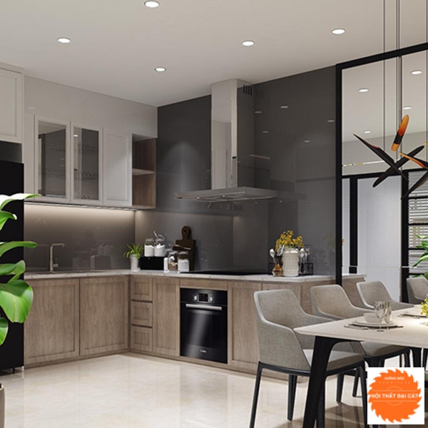 Thiết kế nhà bếp hiện đại - tiện nghi TB0080