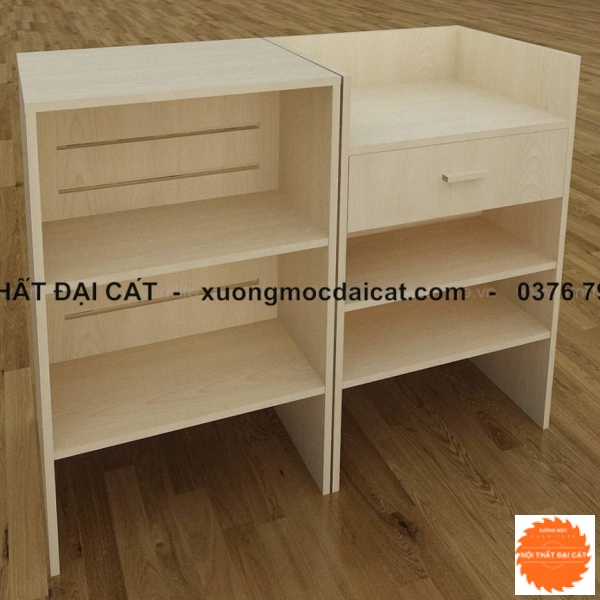 Quầy thu ngân thiết kế đơn giản QTN002