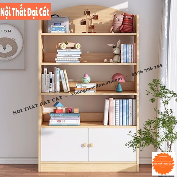 Kệ sách - kệ trang trí gia đình đẹp KS177