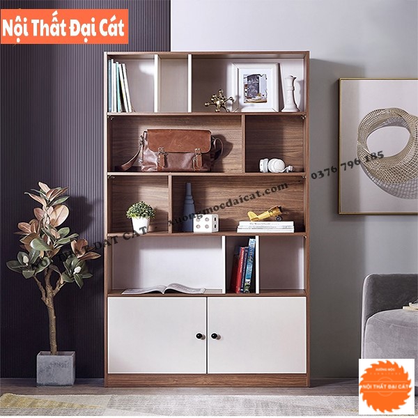 Kệ sách gỗ MDF cho gia đình KS178