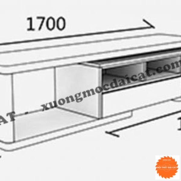 Kệ tivi phòng khách phong cách ấn tượng KTV411