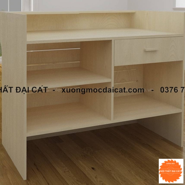 Quầy thu ngân gỗ MDF QTN006
