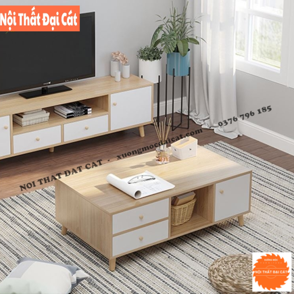 Bàn sofa phòng khách bằng gỗ BS063