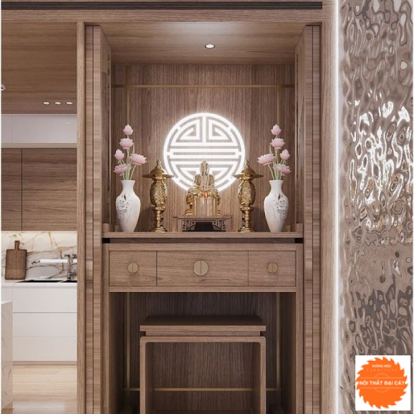 Tủ bàn thờ gỗ cho gia đình BT009
