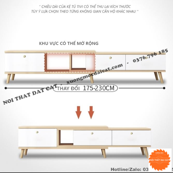 Kệ tivi hiện đại cho gia đình KTV359