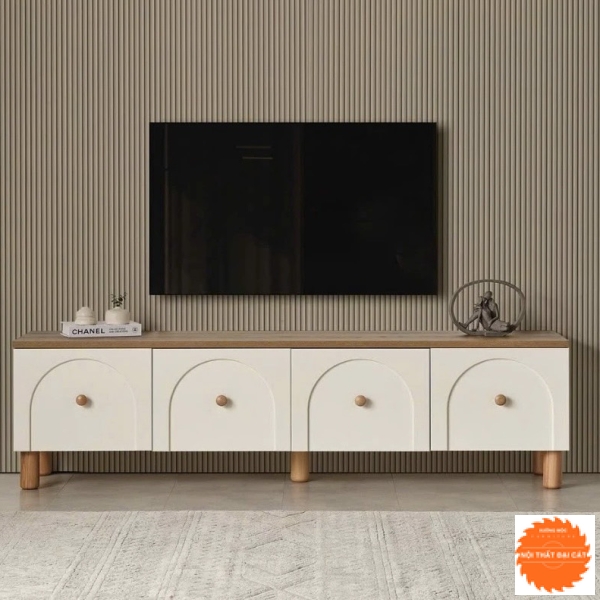 Kệ tivi gỗ thiết kế độc đáo KTV432