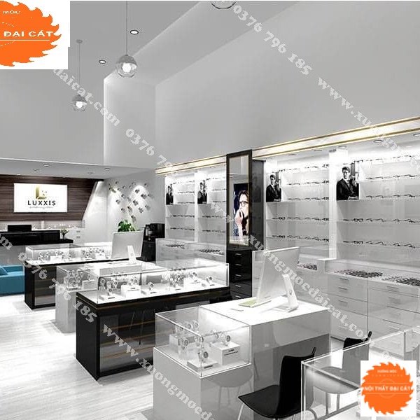 Mẫu thiết kế shop mắt kính MS005