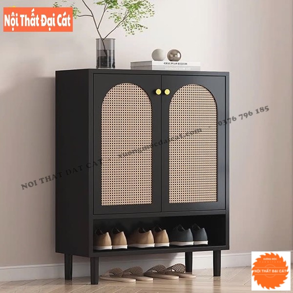 Tủ Giày 3 Cánh Lưới Mây – Tủ Đựng Giày Kiểu Dáng Hiện Đại TGM029