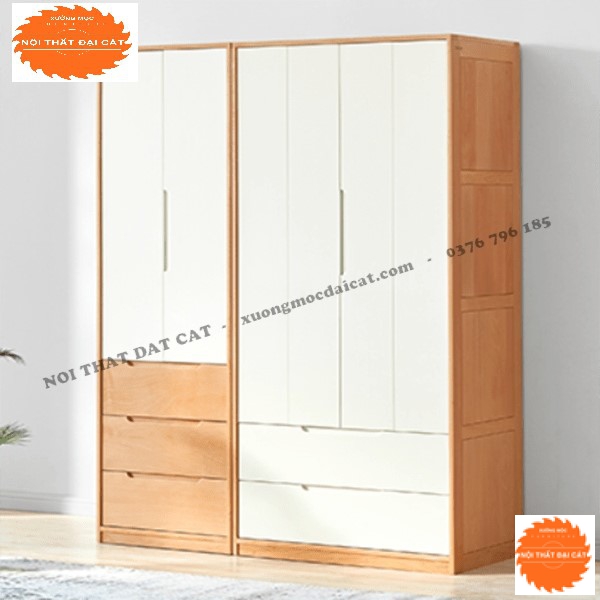 Tủ áo quần gỗ công nghiệp MDF TA171