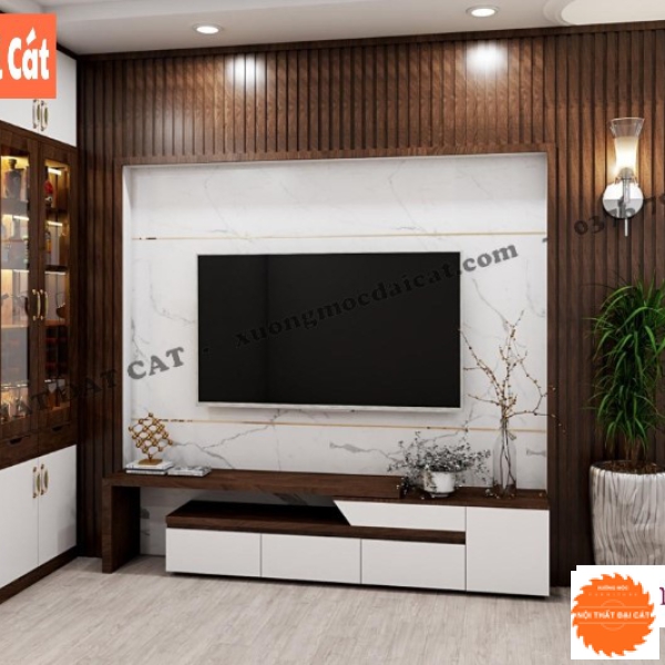 Vách ốp kệ tivi VO036