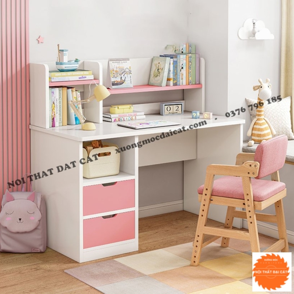 Bàn học gỗ công nghiệp thiết kế tiện nghi BH064