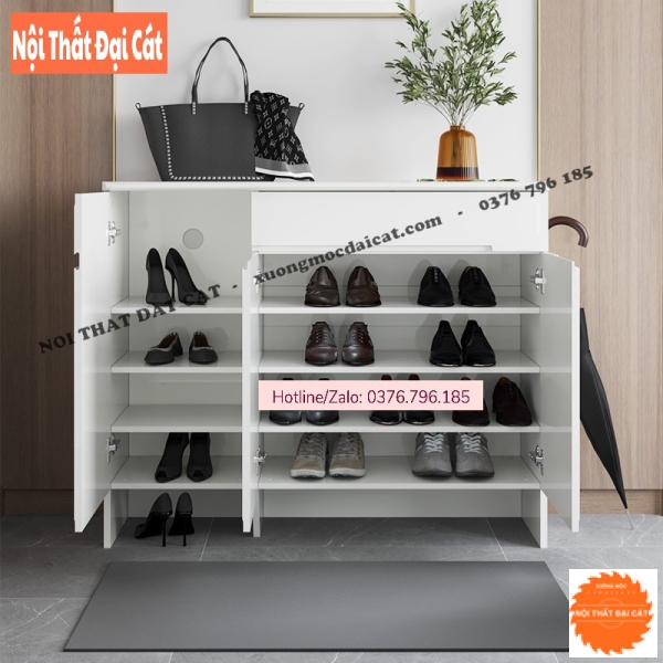 Tủ giày thiết kế đơn giản TG223