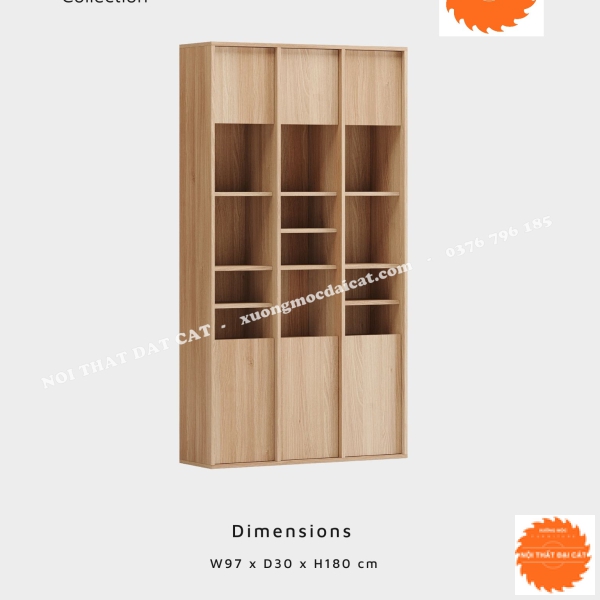 Kệ - tủ để sách phong cách mới lạ KS195