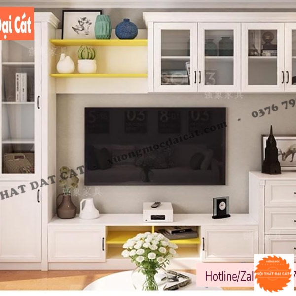 Tủ kệ tivi phong cách Bắc Âu KKH102