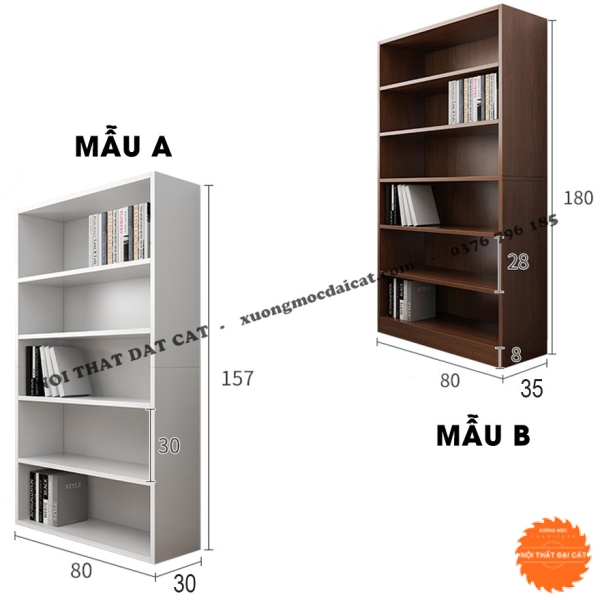 Kệ để sách 6 tầng thiết kế đa năng KS181