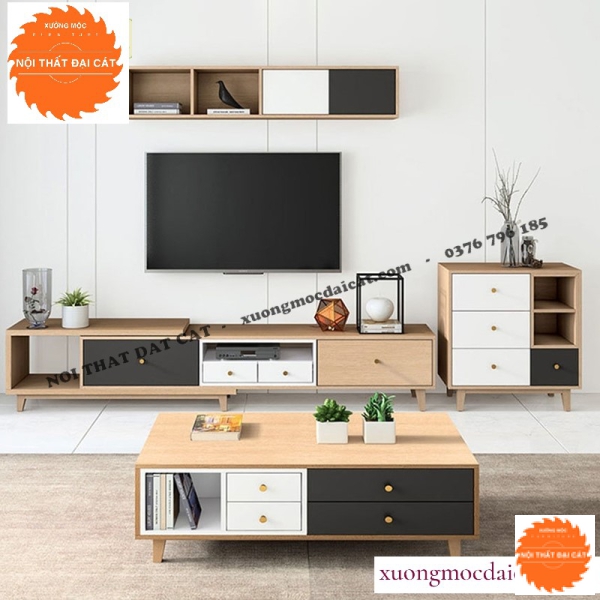 Bàn sofa phong cách hiện đại bằng gỗ BS064