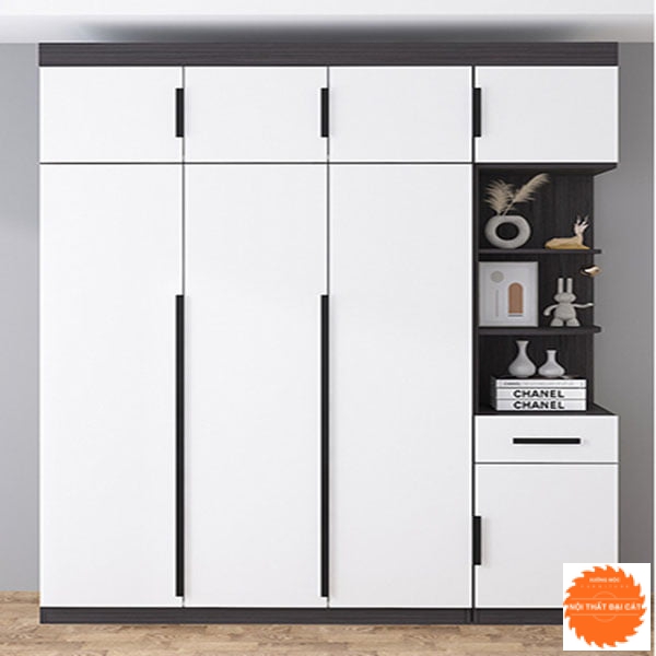 Tủ áo quần gỗ công nghiệp MDF TA181