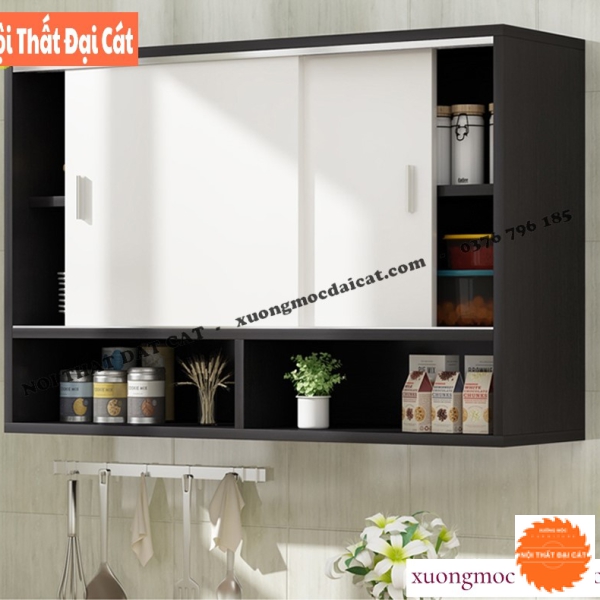 Tủ bếp nhỏ treo tường cánh trượt TBN084